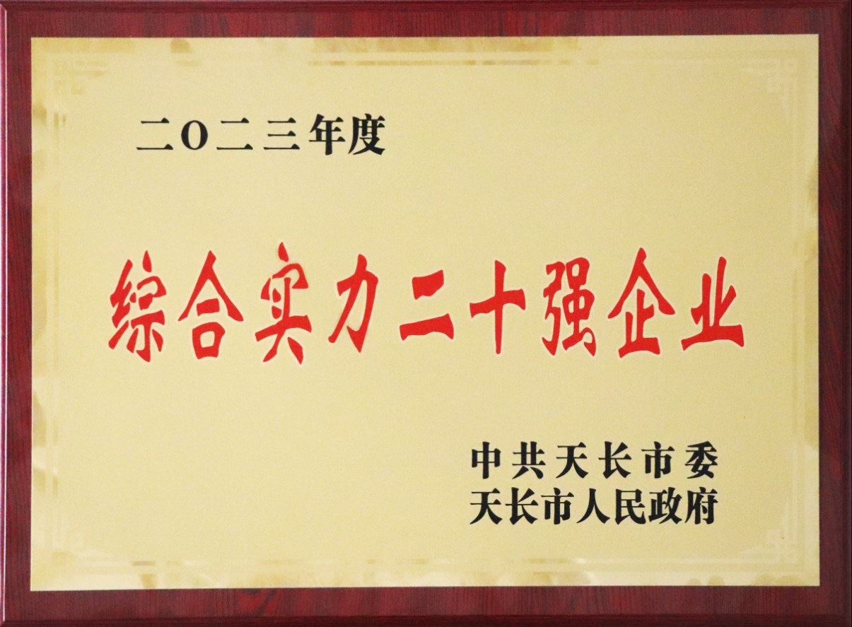 2023年度天長(zhǎng)市綜合實(shí)力二十強(qiáng)企業(yè)